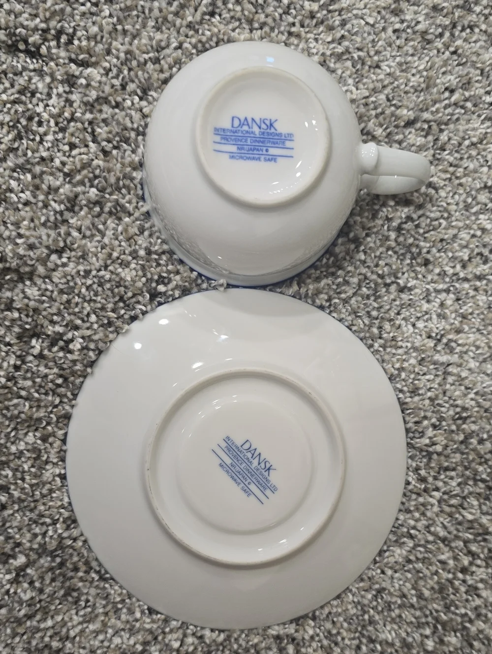 DANSK - Set Of 2 Provence Harvest Demitasse Tea Cup and Saucer
